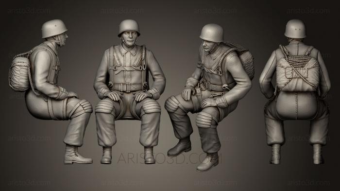 Military figurines (STKW_0183) 3D model for CNC machine